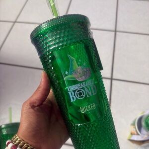 Wicked Unbreakable Bond Green Diamond Tumbler w Candy Universal Licensed NEW
